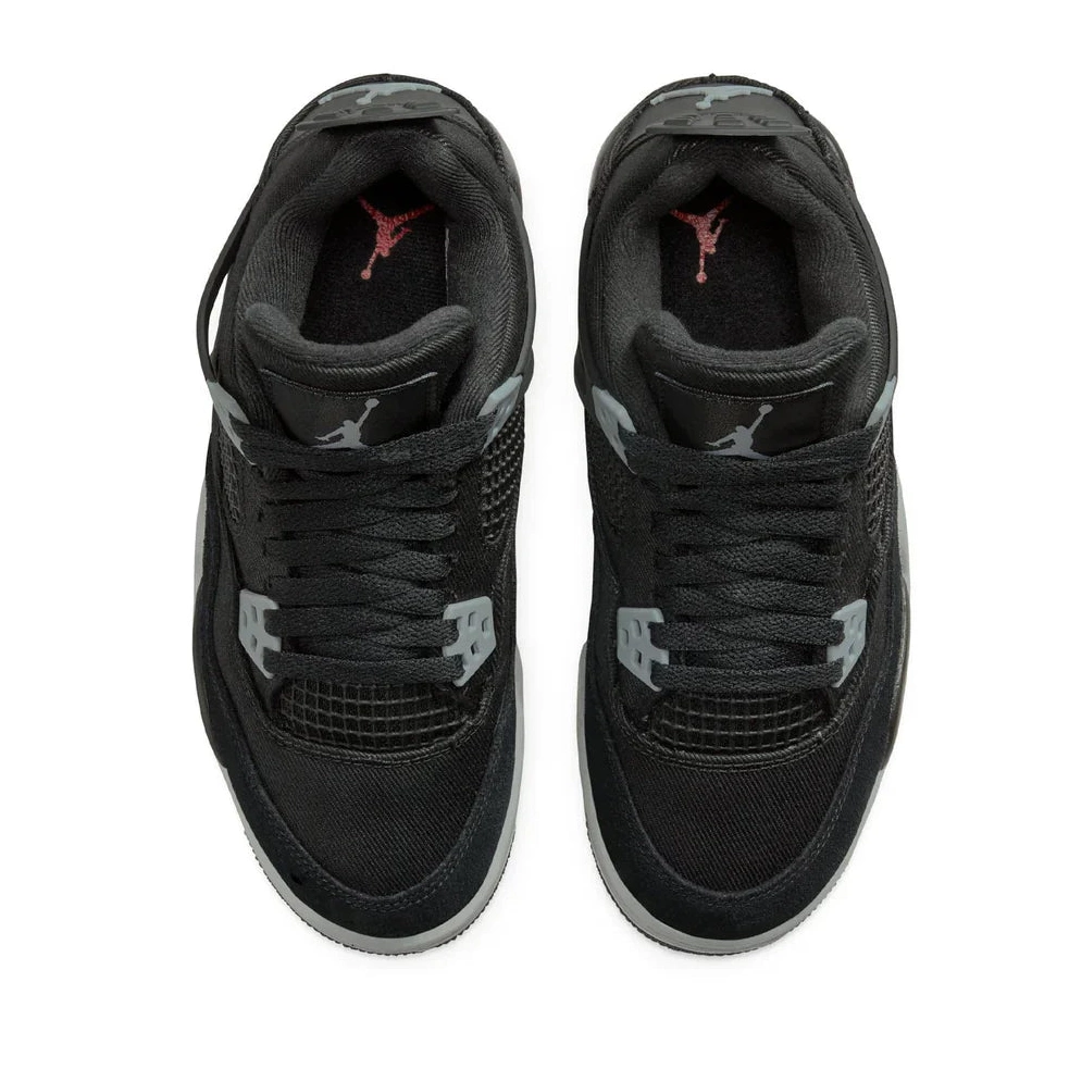 Air Jordan 4 Retro GS Black Canvas 0815